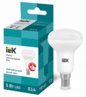 Лампа светодиодная IEK Е14 4000К 5 Вт